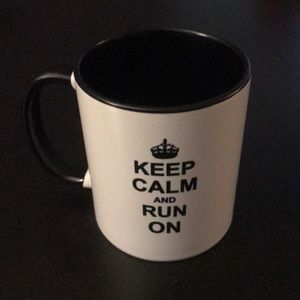 Keep Calm and Run On Coffee Mug